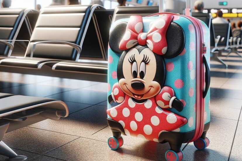 minnie mouse luggage