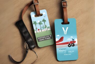 diy luggage tags
