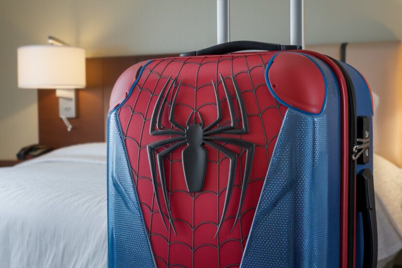 spiderman luggage