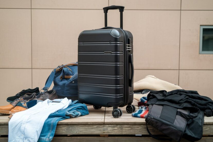 black carry on luggage