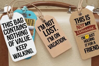funny luggage tags