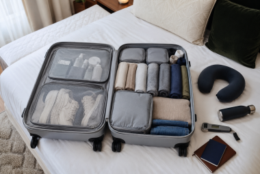 how to maximize suitcase space