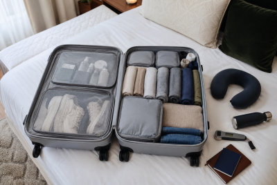 how to maximize suitcase space